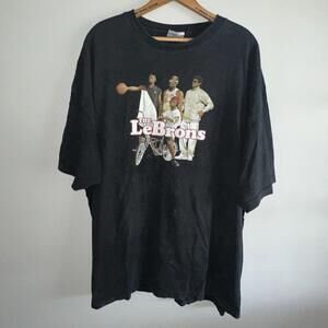 Lebron James The Lebrons Cartoon Promo T-Shirt Black  S